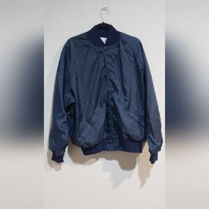 Vtg 1980’s Honig’s Whistle Stop Ann Harbor L Windbreaker Full Zip Jacket in EUC